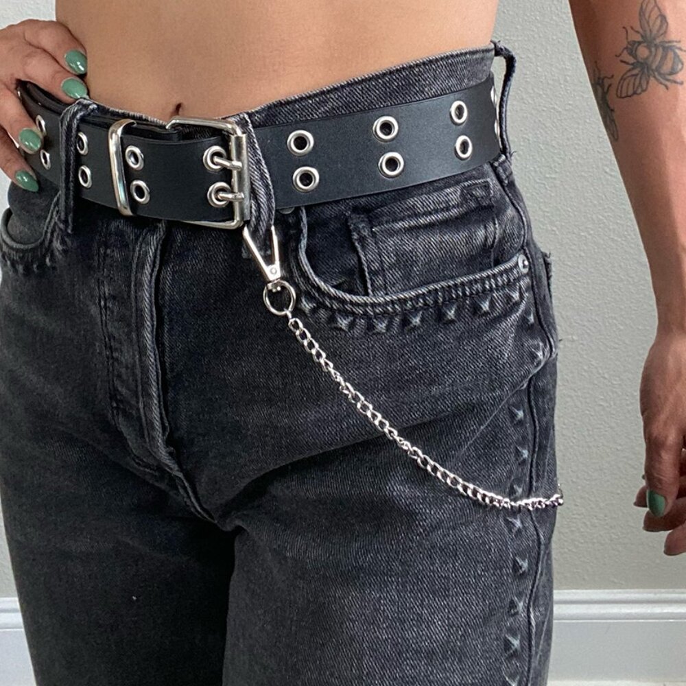 Silver Wallet Chain with Lobster Clasps – New (No Tags)
